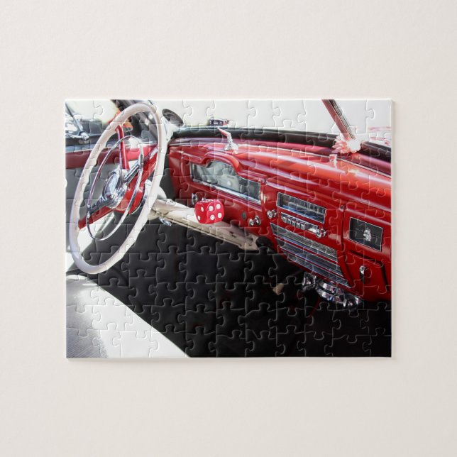 Quebra-cabeça Vintage American car Classic 1950 (Horizontal)