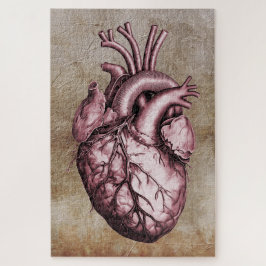 Quebra-cabeça Vintage anatomical illustration of the human heart