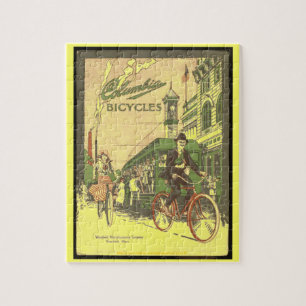 Quebra-cabeça "Vintage Anúncio-Colômbia Bicycles-1917 "