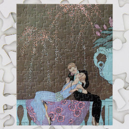 Quebra-cabeça Vintage Art Deco Fireworks Le Feu, George Barbier