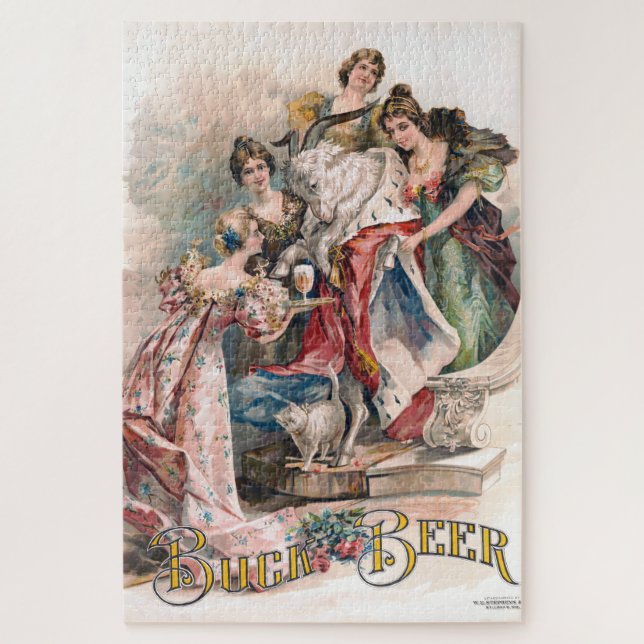 Quebra-cabeça Vintage Beer Advertisement Poster (Vertical)