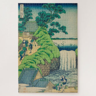 Quebra-cabeça Vintage - Bloqueio De Madeira Japonês Aoigaoka