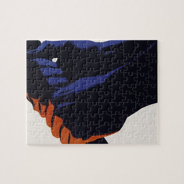 Quebra-cabeça Vintage Business Fatory, Produção (Horizontal)