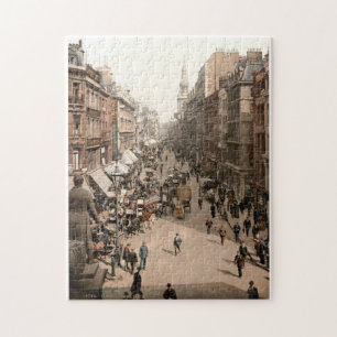 Quebra-cabeça Vintage Cheapside, cidade da serra de vaivém de