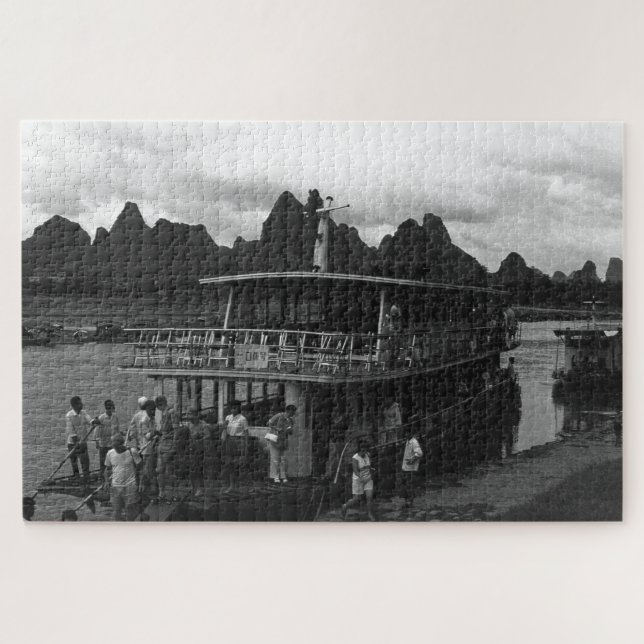 Quebra-cabeça Vintage China Guilin (Horizontal)