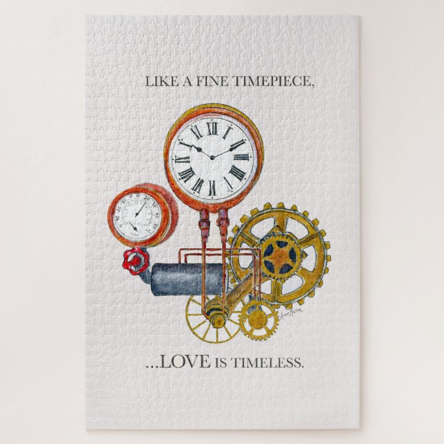 Quebra-cabeça Vintage Clock (Vertical)