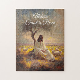 Quebra-cabeça Vintage Cristo é Religião Cristã Risen Páscoa