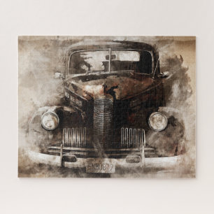 Quebra-cabeça Vintage de Carro Antigo