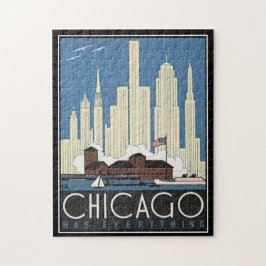Quebra-cabeça Vintage de Chicago