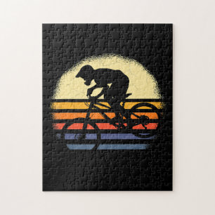 Quebra-cabeça Vintage de Descida de bicicleta de montanha MTB