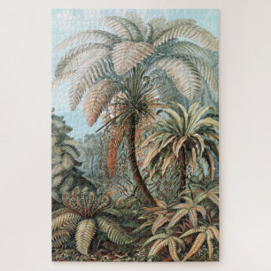 Quebra-cabeça Vintage Ernst Haeckel Palm Trees Poster