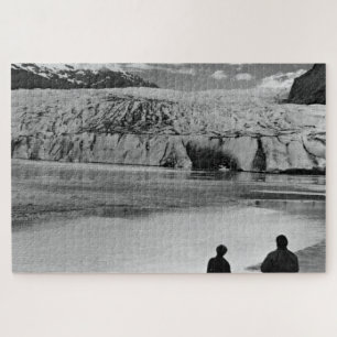 Quebra-cabeça Vintage EUA Alasca glaciar Mendenhall Juneau