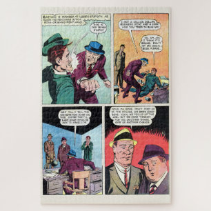 Quebra-cabeça Vintage Gangster História em quadrinhos Mob Boss B