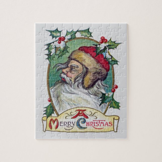 Quebra-cabeça Vintage Gnomo Christmas (Vertical)