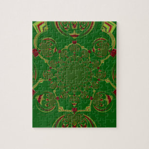 Quebra-cabeça Vintage Green