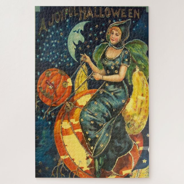 Quebra-cabeça Vintage Halloween Poster (Vertical)