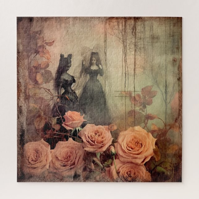 Quebra-cabeça Vintage Halloween Witchcraft (10) (Vertical)