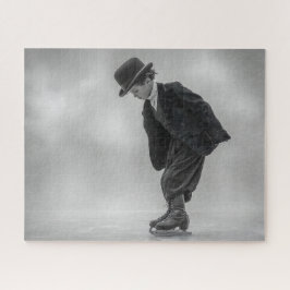 Quebra-cabeça Vintage Ice Skater