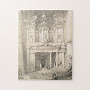 Quebra-cabeça Vintage Illustration of Petra (1849)