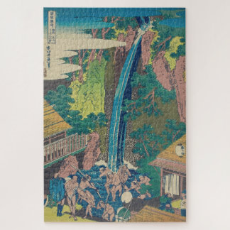 Quebra-cabeça Vintage Japanese Woodblock Roben Waterfall Oyama
