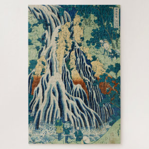 Quebra-cabeça Vintage Japanese Woodblock Waterfall Kirifuri