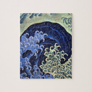 Quebra-cabeça Vintage Japonês Katsushika Hokusai