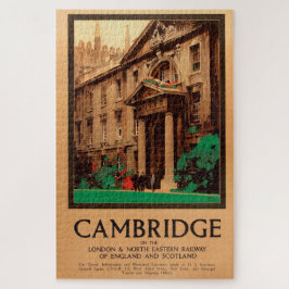 Quebra-cabeça Vintage Kings College Cambridge Fred Taylor Viagem