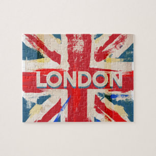 Quebra-cabeça Vintage London Union Poster