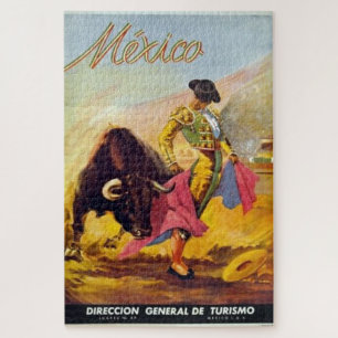 Quebra-cabeça Vintage Matador Mexico Viagem Advertisement