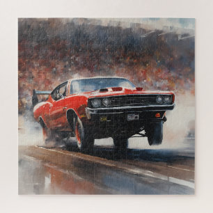 Quebra-cabeça Vintage Musculoso Carro