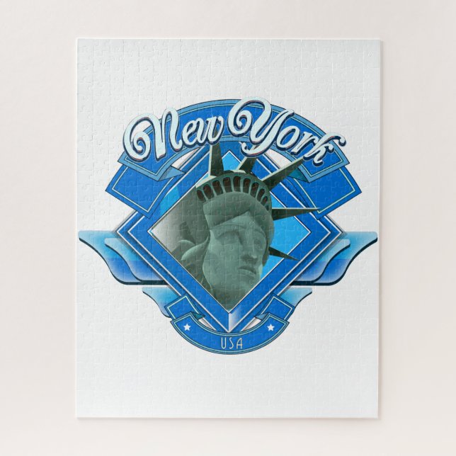 Quebra-cabeça Vintage New York Liberty Logo (Vertical)