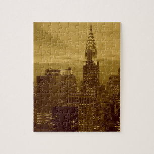 Quebra-cabeça Vintage New York Manhattan