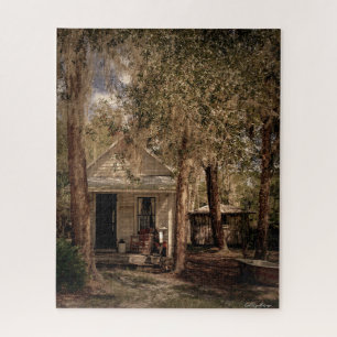 Quebra-cabeça Vintage Old Florida Rustic Woodtage