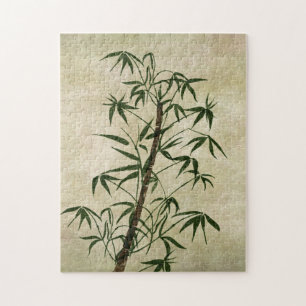 Quebra-cabeça Vintage Oriental Bamboo 1