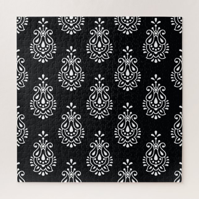 Quebra-cabeça Vintage paisley, padrão elegante sem descontinuida (Vertical)