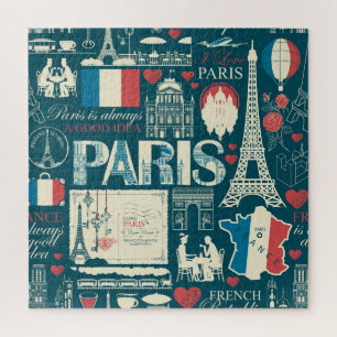 Quebra-cabeça Vintage parisiense: Legalidade da República France