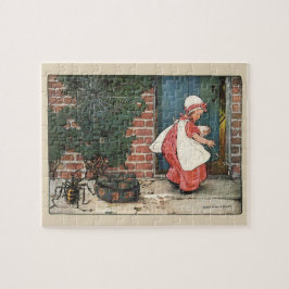 Quebra-cabeça Vintage Pequena Senhora Muffet Aranha Rima Infanti