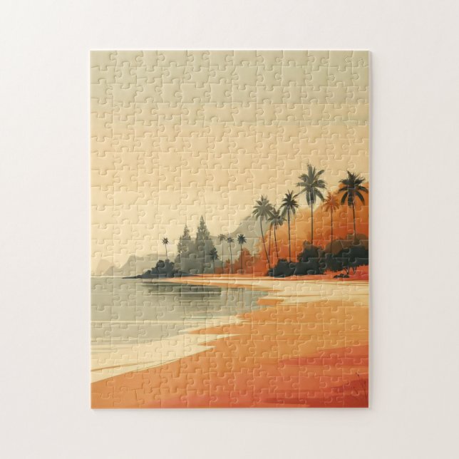 Quebra-cabeça Vintage/Retro Beach/tropical (Vertical)