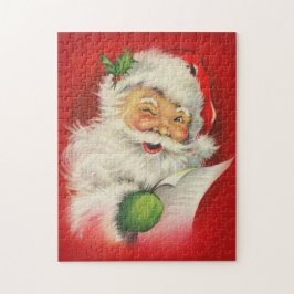 Quebra-cabeça Vintage Santa Claus Natal