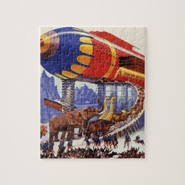 Quebra-cabeça Vintage Science Fiction, Noah's Ark Wild (Vertical)