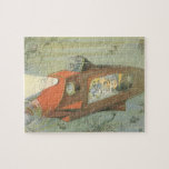 Quebra-cabeça Vintage Science Fiction Steampunk Subsea in Sea<br><div class="desc">Imagem de vintage: futurista Science Fiction steampunk viagem e imagem de transporte. Um submarino vitoriano a viajar debaixo do mar com um grupo de turistas a ver com peixes,  águas-vivas e outras espécies marinhas. Um clássico design de ficção científica de quadrinhos retrô do futuro.</div>