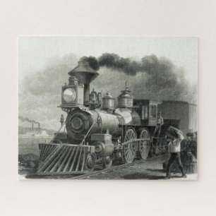 Quebra-cabeça Vintage Steam Train
