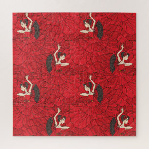 Quebra-cabeça Vintage Tango Flamenco Dance Patterno
