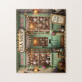 Quebra-cabeça Vintage Tea Shop Teapots Cottagecore Home Decor