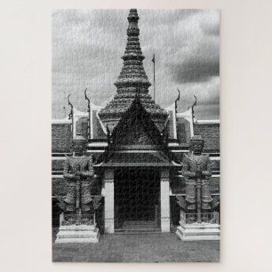Quebra-cabeça Vintage Thailand Bangkok Wat Phra Kaew Demon Guard