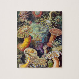 Quebra-cabeça Vintage Underwater Sea Anemones por Ernst Haeckel