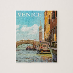 Quebra-cabeça Vintage Venice Viagem