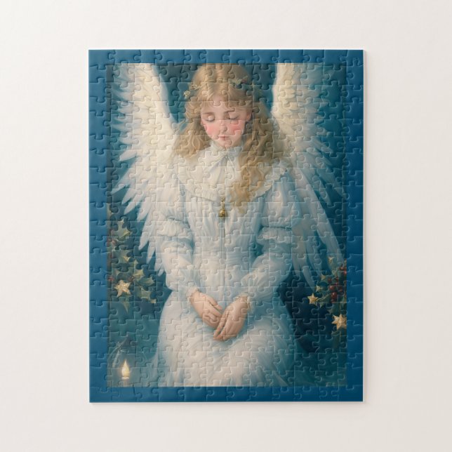 Quebra-cabeça Vintage Victorian Christmas Angel (Vertical)