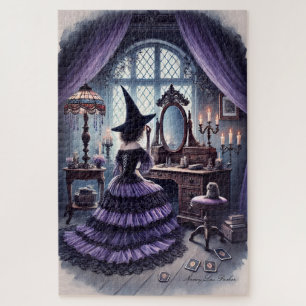 Quebra-cabeça Vintage Whimsical Witold em Sua Antoca Vanity