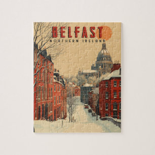 Quebra-cabeça Vintage Winter Belfast Viagem